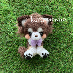 ＊ショコリキハルユウリ様オーダー品 ふわもこ あみぐるみ ワンちゃん ミニサイズ(チワワ)＊