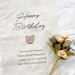 誕生日タペストリー　クマさん