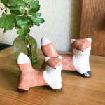 キツネの親子セット　kitsune no oyako (1セット限り)