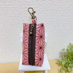 麻の葉模様　ランドセル用キーケース