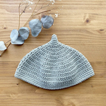 日本製コットン100％ どんぐり帽子 【グレー】サイズが選べる♪