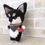 チワワ（ブラックタン）あみぐるみ