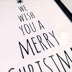 Xmas♡モノトーンポストカード