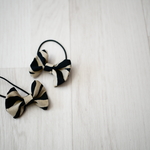 鬼のパンツ柄 トラ柄 ヘアゴム(beige×black)
