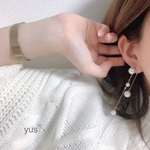 アメブロKaoriさんコラボ♡パールコレクション♡アシメロングピアス