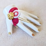 糸ボタンのかんざし
