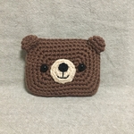 ブラウンくまさんポケットティッシュケースʕ•ᴥ•ʔ