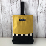 【お名前刺繍可】入園 入学 シューズケース マスタード 