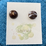【送料無料セール】チョコレートピアス　トリュフ