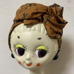 ワイヤー入りボリュームヘアターバン29  おとなFlower♡