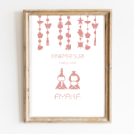 ♡雛祭り♡名入れポスター　初節句