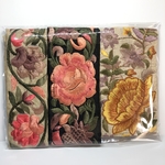 【アソートセット 】インド刺繍リボン インド刺繍 刺繍リボン レース トリム チロリアンテープ  花柄 ピンク ブラック イエロー 幅広リボン ハンドメイド素材