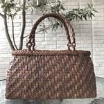 ④山葡萄　カゴバック 送料無料　国産　網代編み　三つ編み　バック　やまぶどうカゴ