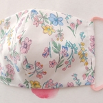 カラフルなお花柄マスク＊大人用(女性)