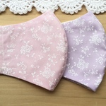 rose🌹 ふんわりガーゼマスク🌸オーガニック♪2枚セット♪送料無料