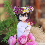 小人の花冠（小人の物思い）オビツ11サイズ　布花　ビオラ