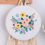 9花柄刺繍キット