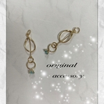 誕生石　3月（アクアマリン）ピアス（イヤリング）