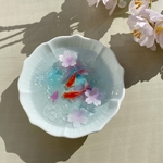 【2/4(木)20時販売予定】早春の桜〜インテリアトレー（グリーン）