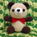 💖半額セール💖 編みぐるみ / クマのあみぐるみ / ハンドメイド ベアー C