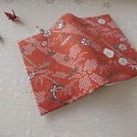 ＊本のお着物＊文庫・蝶に草花模様