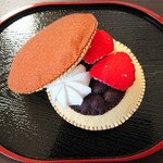 【ﾌｪﾙﾄ】生ｸﾘｰﾑｲﾁｺﾞどら焼き