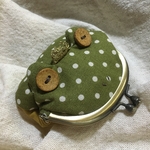 カエルちゃんがまぐち　小銭入れM①