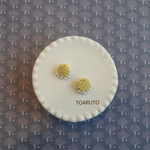 刺繍イヤリング　ピアス