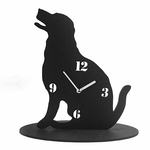  【送料￥340】 黒犬の時計【レトリバー】