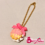 【ドール用】クッキー＆クリームネックレス♡ストロベリーピンク