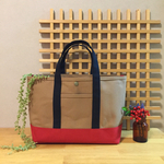 SALE【送料込】帆布トートバッグ横長no.10