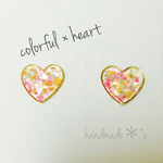 colorful  × heart