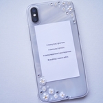お花と水滴のiPhoneケース