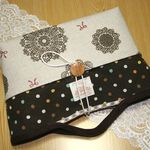 【ま様オーダー品】バッグインバッグ☆ドイリー