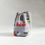 コップ袋  きんちゃく   ショベルカー  ダンプカー  はたらくくるま
