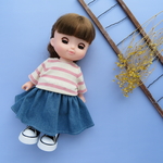 トレーナースカートセット（ピンクデニム）メルちゃんソランちゃん