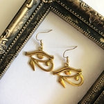 再販8♡古代エジプト ホルスの目のピアス　ゴールド