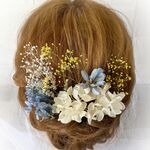 【All.2000円】の髪飾り ドライフラワー 卒業式 結婚式 成人式