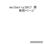 mulberry1017 様専用ページ