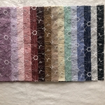 お試しサイズ23×30㎝ ノースポール/綿レース70/刺繍生地/綿ローン/コットンレース/レース/生地