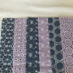 ダンガリー50×30㎝/8枚花・ツタ小花・サークル/綿レース21.22.31-4/刺繍生地/コットンレース/レース/生地