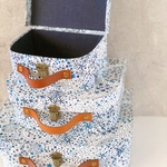 輸入リバティ☆カルトナージュのトランク☆Adelajda/Mサイズ