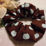 ☆シュシュ☆● ねこたま (=ↀωↀ=) ●オックス●チョコ×ミント系●