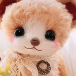 テディベア　soft*cream #682　だっこして!アプリコットのベア♪