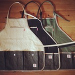 デニムとアーミーのWORK APRON