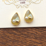 しずく パール×☆ イヤリング（ピアス）
