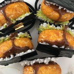 大きなご飯サンドのヘアゴム♡コロッケ