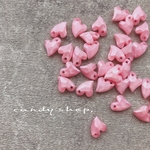 増量❣️  rose pink heart beads 