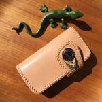 fujiayasanさまオーダー⭐️ベビ革とココペリコンチョのレザーiPhoneケース