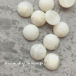 ivory round cabochon 